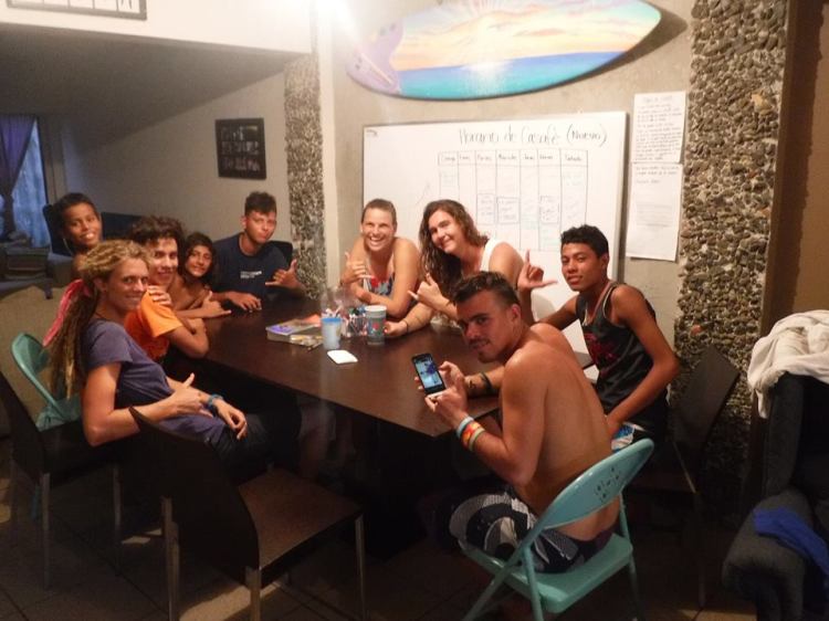 Prayer time at Casafe!